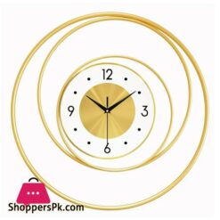 Home Decor Modern Metal Wall Clock Mural Crafts Living Room Bedroom Office Hotel Wall Sticker Wall Ornaments Watches Decoration Size Length 50 Cm Width 50 Cm
