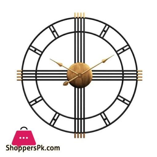 Home Decor Modern Metal Wall Clock Mural Crafts Living room Bedroom Office Hotel Wall Sticker Wall Ornaments Watches Decoration Size Length 50 cm Width 50 cm