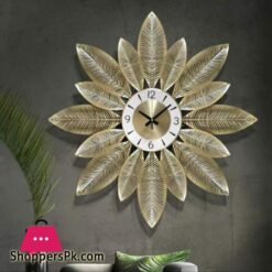 Home Decor Modern Metal Wall Clock Mural Crafts Living room Bedroom Office Hotel Wall Sticker Wall Ornaments Watches Decoration Size Length 50 cm Width 50 cm Dial 15 cm