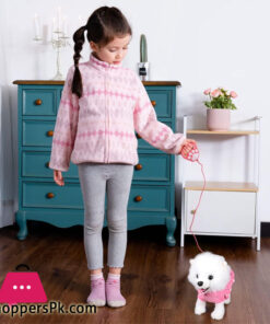 Interactive Puppy Dog, Cute Electronic Plush Dog for Home