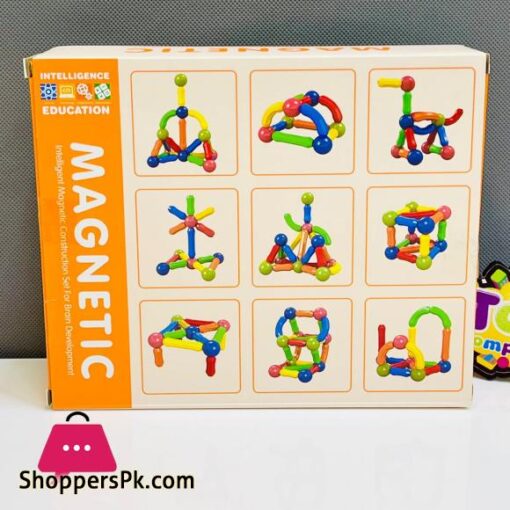 Inventis Tm Magnetic Magic Stick 64 Pcs Building Set Puzzle Toy Educational Creative Toys Intelligent Children Diy Stick Construction Puzzles For Kids