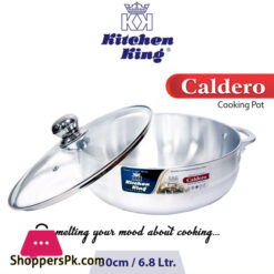 Kitchen King Caldero Pot Glass Lid 30Cm