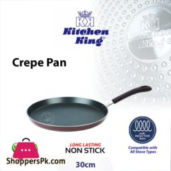 Crepe Pan Induction 30cm Kitchen King Cookware