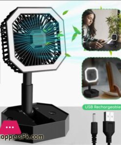 Le 2 In 1 Mini Cooling Fan With Led Light Portable Foldable Adjustable Height Angle Usb Rechargeable Air Cooler Fan 29 Le 2 In 1 Mini Cooling Fan With Led Light Portable Foldable Adjustable Height Angle Usb Rechargeable Air Cooler Fan