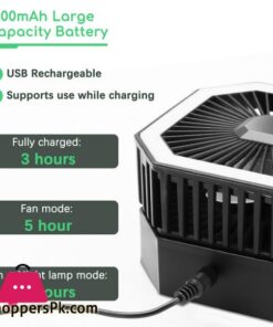 Le 2 In 1 Mini Cooling Fan With Led Light Portable Foldable Adjustable Height Angle Usb Rechargeable Air Cooler Fan 31 Le 2 In 1 Mini Cooling Fan With Led Light Portable Foldable Adjustable Height Angle Usb Rechargeable Air Cooler Fan