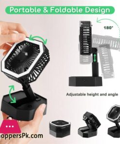 Le 2 In 1 Mini Cooling Fan With Led Light Portable Foldable Adjustable Height Angle Usb Rechargeable Air Cooler Fan 34 Le 2 In 1 Mini Cooling Fan With Led Light Portable Foldable Adjustable Height Angle Usb Rechargeable Air Cooler Fan