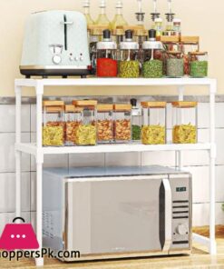 Multifunctional Kitchen Storage Rack Black 13 Multifunctional Kitchen Storage Rack