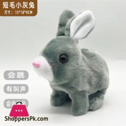 New Electric Plush Bunny Toy Walking And Moving Ears Electric Little Bunny Pet The Toy Dog