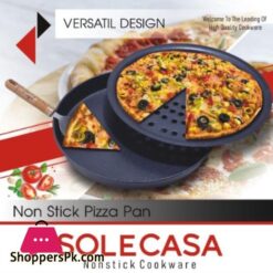 Pizza Pan Set With Grill Cover Material Non stick