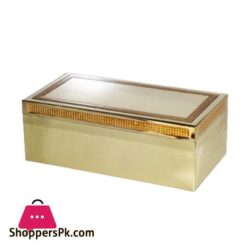 H4711253 Glitter Gold Tissue Box