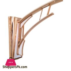 Reindeer Design Antique Look Golden White And Golden Black Round Wall Hanging Double Sided 2 Faces Retro Station Wall Clock