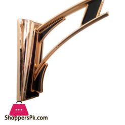 Reindeer Design Antique Look Golden White And Golden Black Round Wall Hanging Double Sided 2 Faces Retro Station Wall Clock