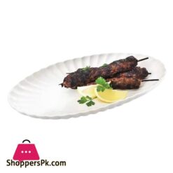 SY7566 Groove OvalServingTray 32cm