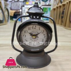 Antique table clock vantage style metal clock best quality product imported item metal