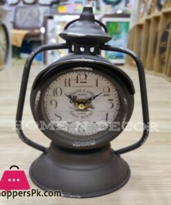 Antique Table Clock Vantage Style Metal Clock Best Quality Product Imported Item Metal