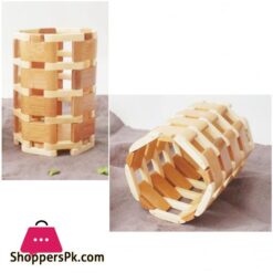 Wooden Spoon Chopsticks Bar Bq Sticks Storage Rack Organizer