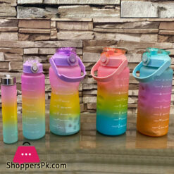 ABC Gradient Frosted Water Bottle Set of 3