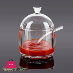 Acrylic Jam Jar With Spoon
