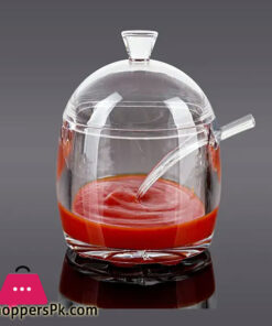 Acrylic Jam Jar With Spoon