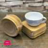 Bamboo Wood Coaster Durable Heat-Resistant Set Of 6