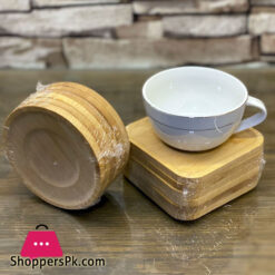 Bamboo Wood Coaster Durable Heat-Resistant Set of 6