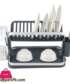 Binca 2 Tier Stainless Aluminum Two Tier Dish Rack