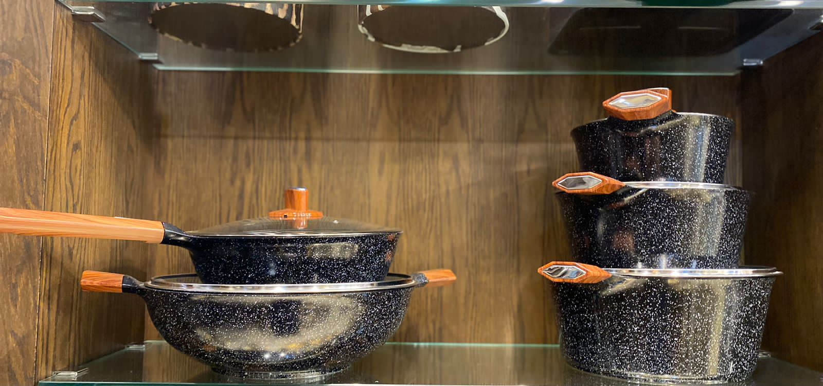 Bmn Granite Cookware Set Of 12