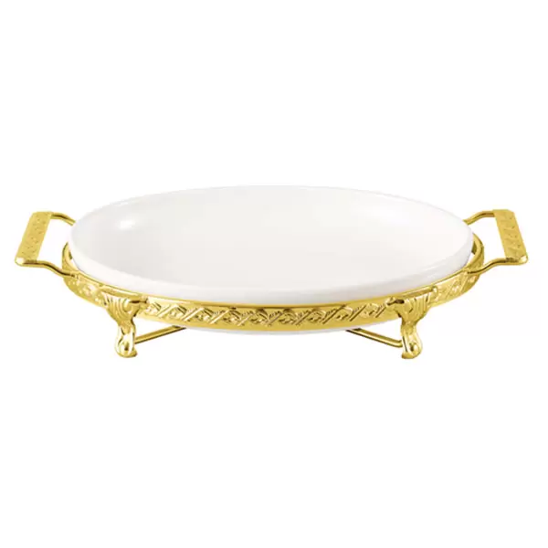 Brilliant Ceramic 12 Inch Oval Serving Dish