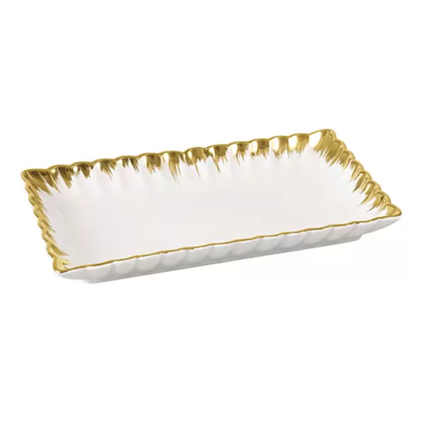 Brilliant Ceramic 12 Inch Rectangular Serving Plate