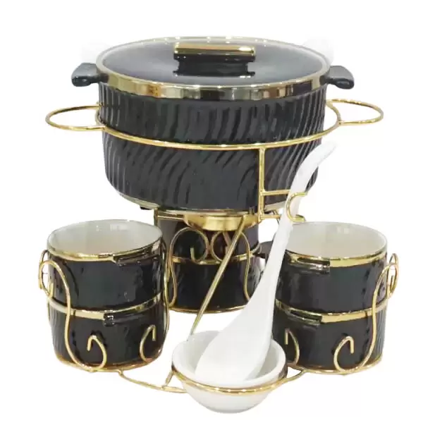 Brilliant Ceramic 17 Piece Soup Set