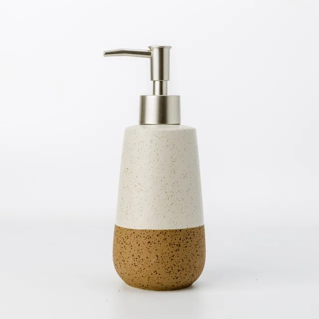 Ceramic Bathroom Accessories Set Of 4 Bath Set With Soap Dispenser (222U)