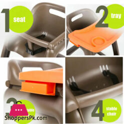 Children'S Feeding Chair For Eating Children'S High Chair With Adjustable Tray Can Be Used At Home Or In The Hotel