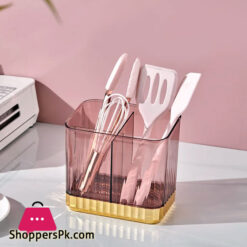 Chopsticks Cage Spoon Fork Storage Holder Cutlery Light Luxury Drain Shelf Kitchen Utensils Can Be Mounted On The Wall Chopsticks Tube