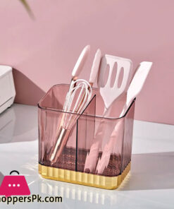 Chopsticks Cage Spoon Fork Storage Holder Cutlery Light Luxury Drain Shelf Kitchen Utensils Can Be Mounted On The Wall Chopsticks Tube 30 Chopsticks Cage Spoon Fork Storage Holder Cutlery Light Luxury Drain Shelf Kitchen Utensils Can Be Mounted On The Wall Chopsticks Tube - Image 2