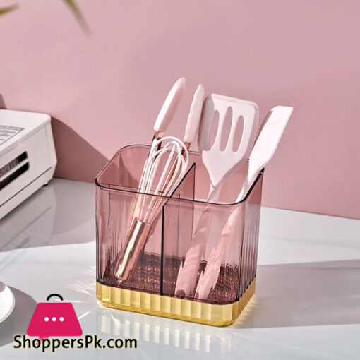 Chopsticks cage spoon fork storage holder cutlery light luxury drain shelf kitchen utensils can be mounted on the wall chopsticks tube