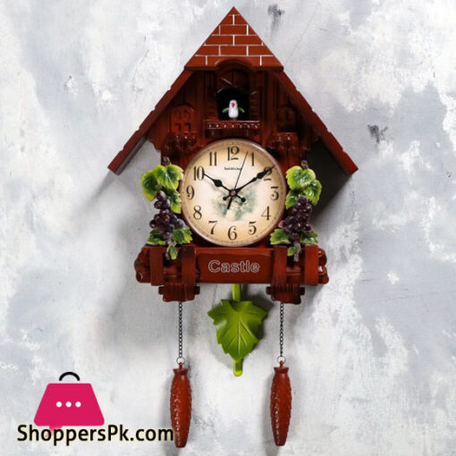 Cuckoo Clock Bird Home Living Room Hanging Wall Clocks