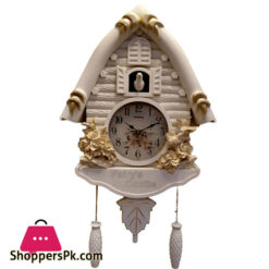 Cuckoo Wall Clock Bird Time Bell Swing Large Size Home Art Decor for Home Living Room Decor