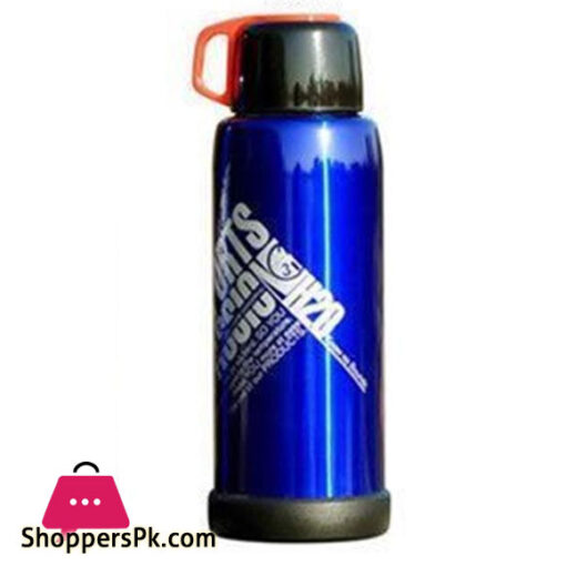 Double Stainless Steel Sports Water Bottle 800ml - Royal Blue