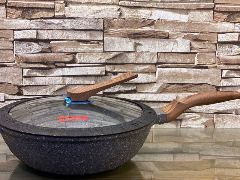 Edes Granite Ceramic Coating Non-Stick Fry Pan 30Cm 4 Edes Granite Ceramic Coating Non-Stick Fry Pan 30Cm