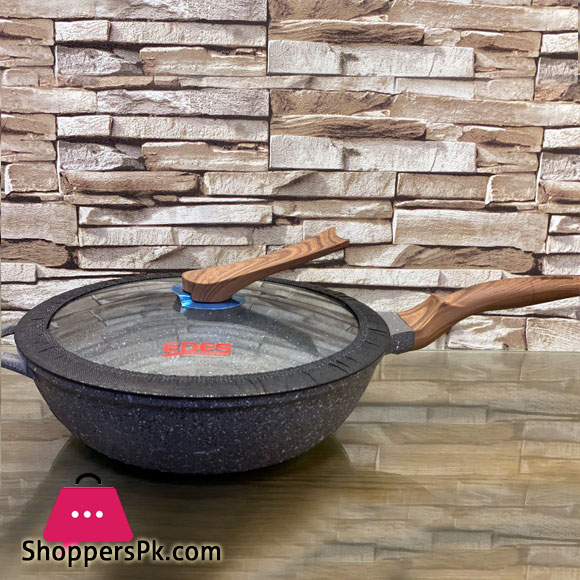 Edes Granite Ceramic Coating Non-Stick Fry Pan 30Cm 3 Edes Granite Ceramic Coating Non-Stick Fry Pan 30Cm