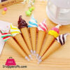 Funny Ice Cream Design Ballpoint Pen Magnetic Memo Holder With Pen