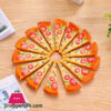 Funny Pizza Magnetic Memo Holder With Pen