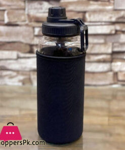 Glass Water Bottle Creative Drinking Bottles For Camping Hiking Sports Water Bottle Portable Sports Cup Drinkware 1000Ml - Image 2