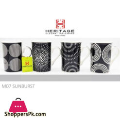 HERITAGE MUG SUNBRURST 6 PC Set