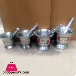 Kitchen Gold Stainless Steel Mortar & Pestle - No4