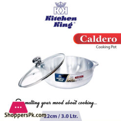Kitchen King Caldero Pot Glass Lid 22Cm