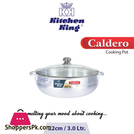 Kitchen King Caldero Pot Glass Lid 22cm