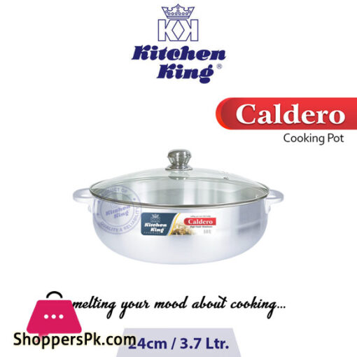 Kitchen King Caldero Pot Glass Lid 24cm