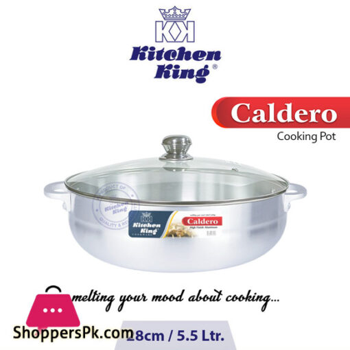 Kitchen King Caldero Pot Glass Lid 28cm