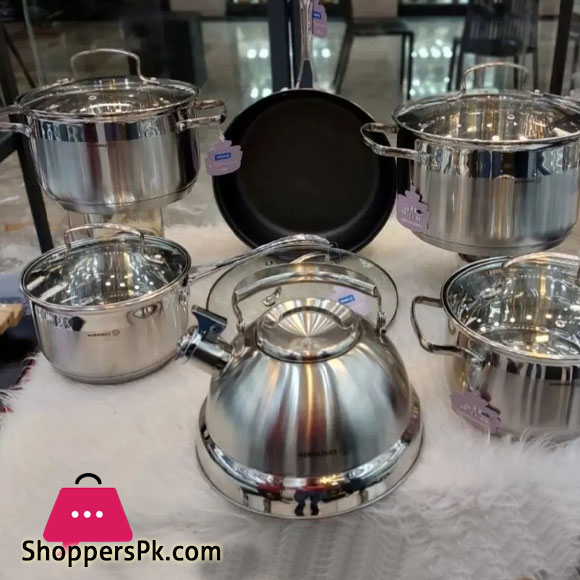 Korkmaz Tombik New 12 Pcs Cookware Set A1888 Turkey
